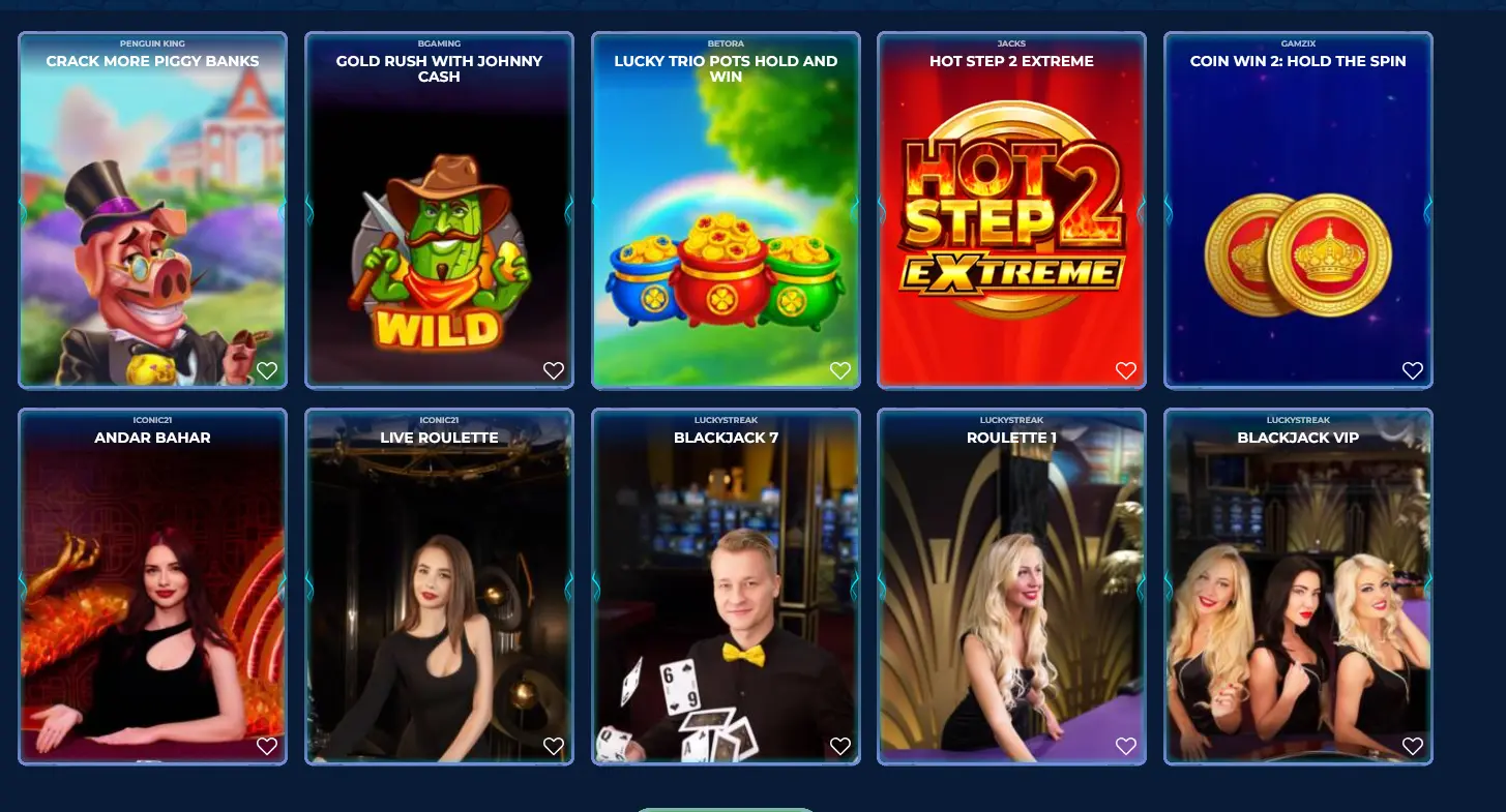 God of Coins pokies lobby with popular Australian online slot titles